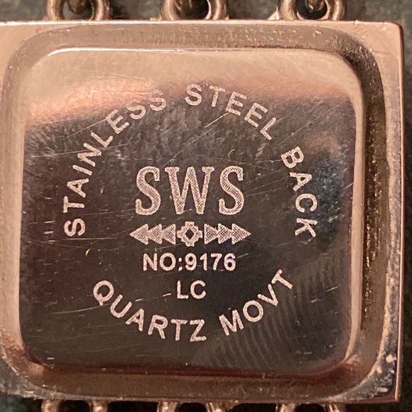 Vintage SWS stainless steel quartz watch - Picture 4 of 4